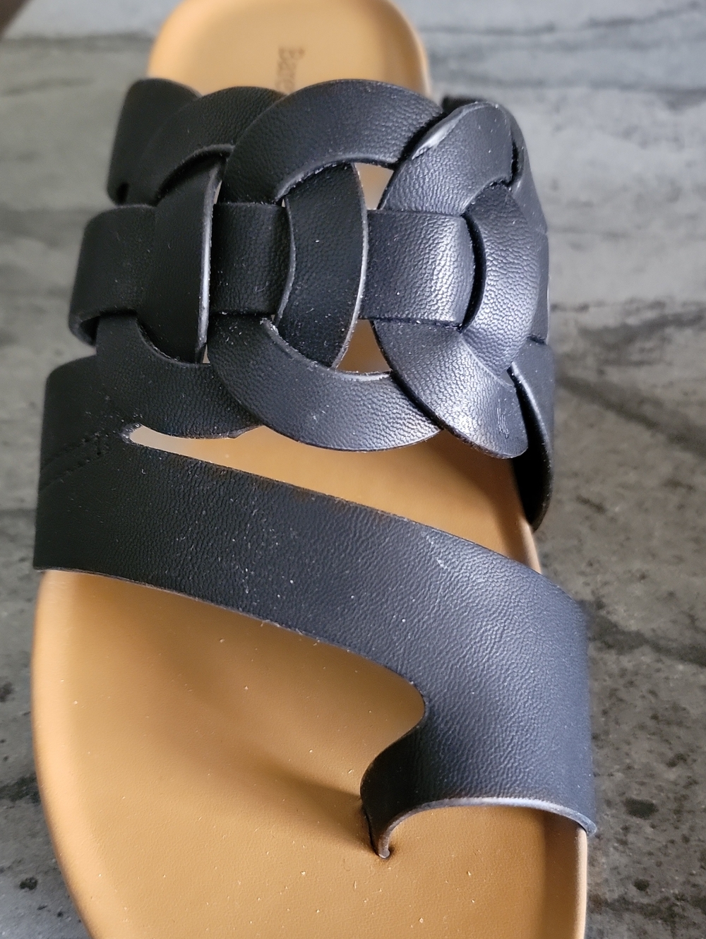 BARE TRAPS Julianne Wedge Sandal Black 8M NWT - Picture 5 of 7